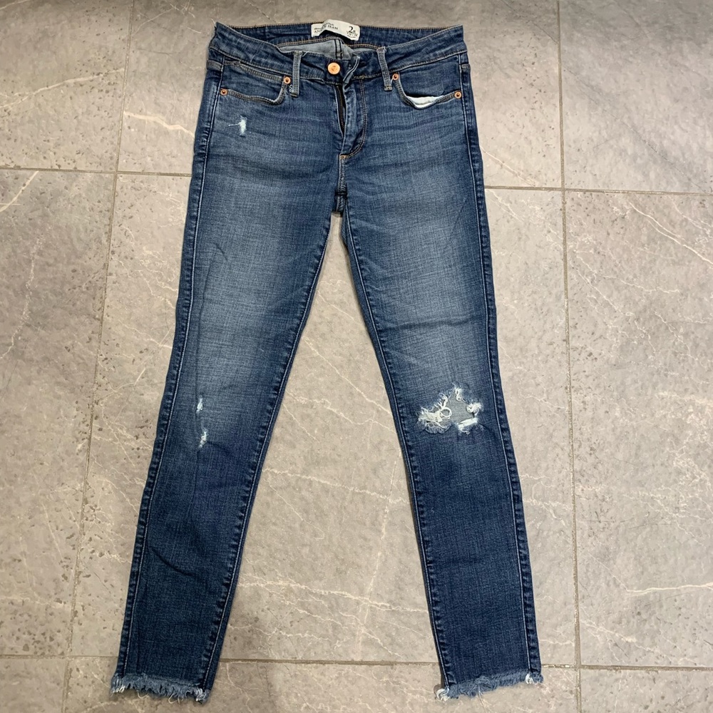 Dark blue Abercrombie ankle Jeans